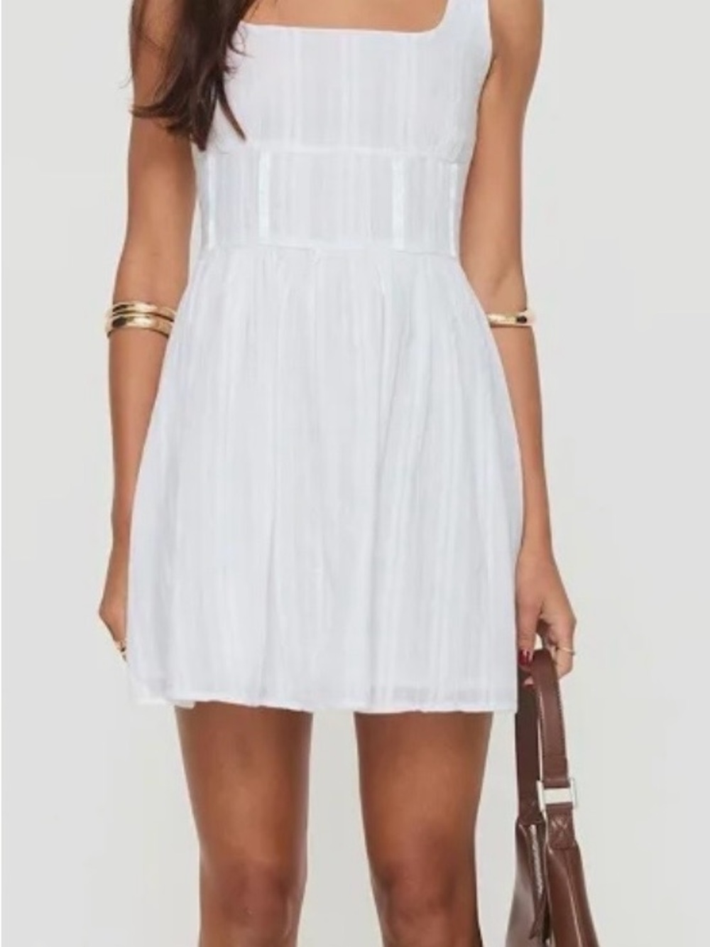 Princess Polly Lorinda mini dress white
